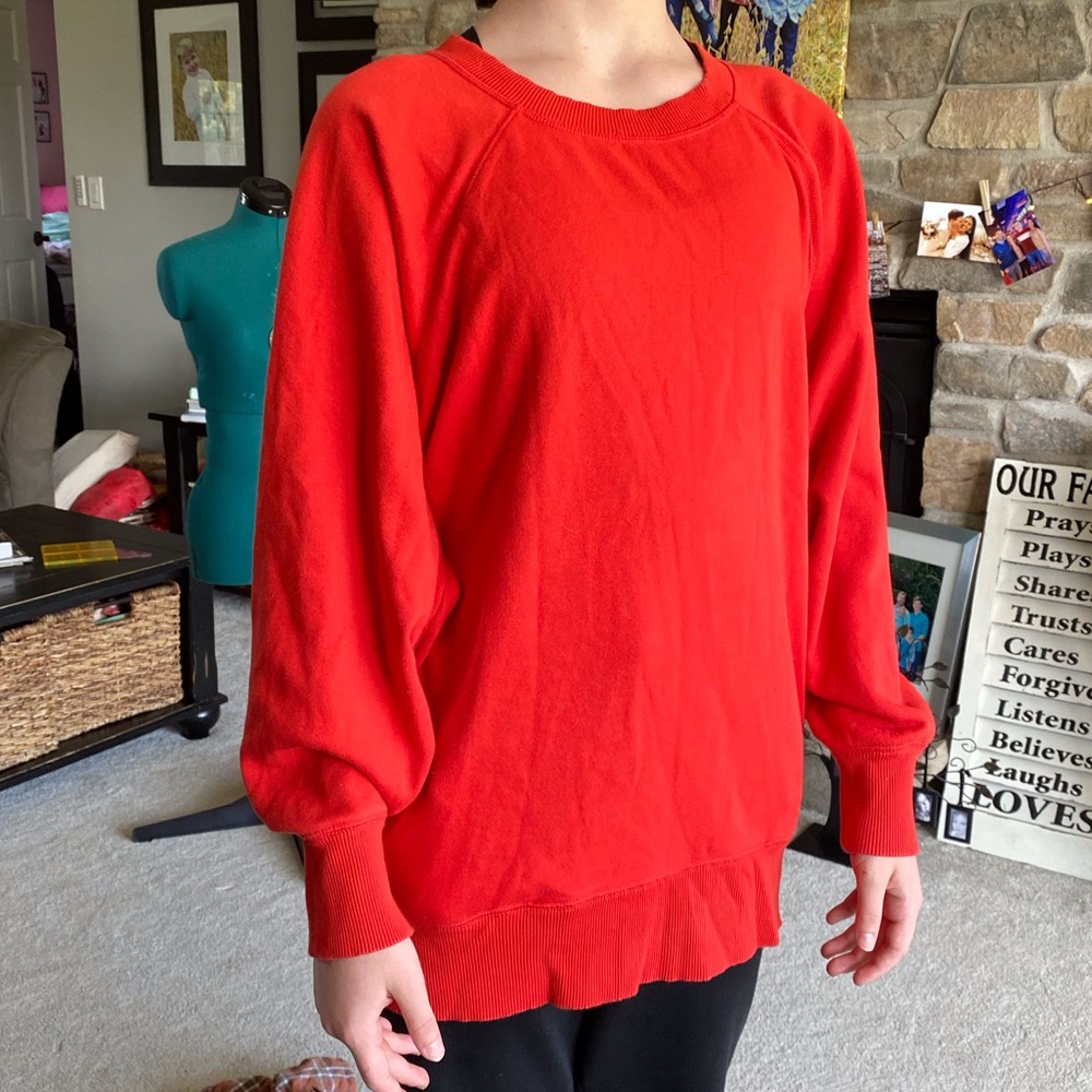 Red sweater